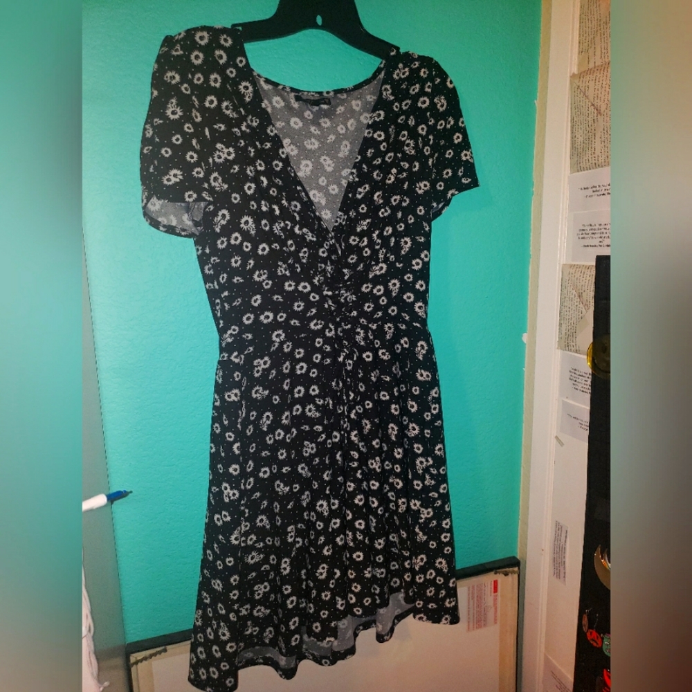 Black Floral Dress
